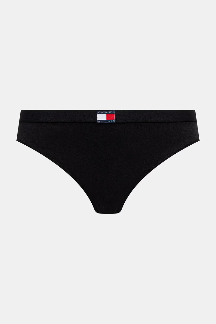 Tommy Hilfiger tangá dámske bavlnené s elastanom 5-pak tmavomodrá UW0UW05642
