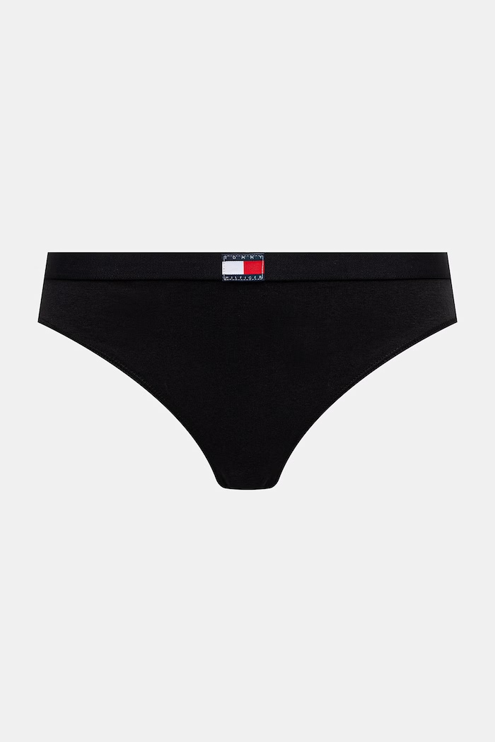 Tommy Hilfiger tangá dámske bavlnené s elastanom 5-pak tmavomodrá UW0UW05642