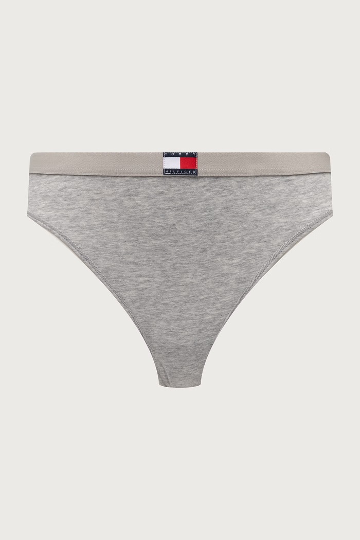Tommy Hilfiger tanga dámské bavlněné s elastanem 5-pack UW0UW05642 modrá SS26