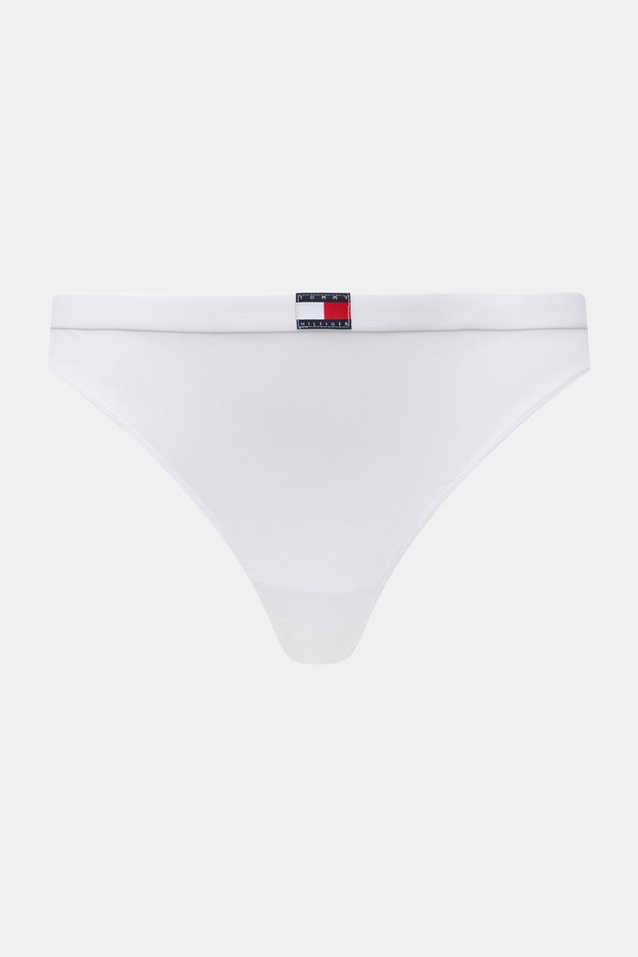 Oblečenie Tommy Hilfiger tangá dámske bavlnené s elastanom 5-pak UW0UW05642 čierna
