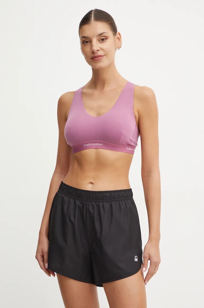 Ισοθερμικά εσώρουχα Icebreaker Merino Blend 125 Cool-Lite Sprite Racerback Bra IB0A572402V1 ροζ AW24