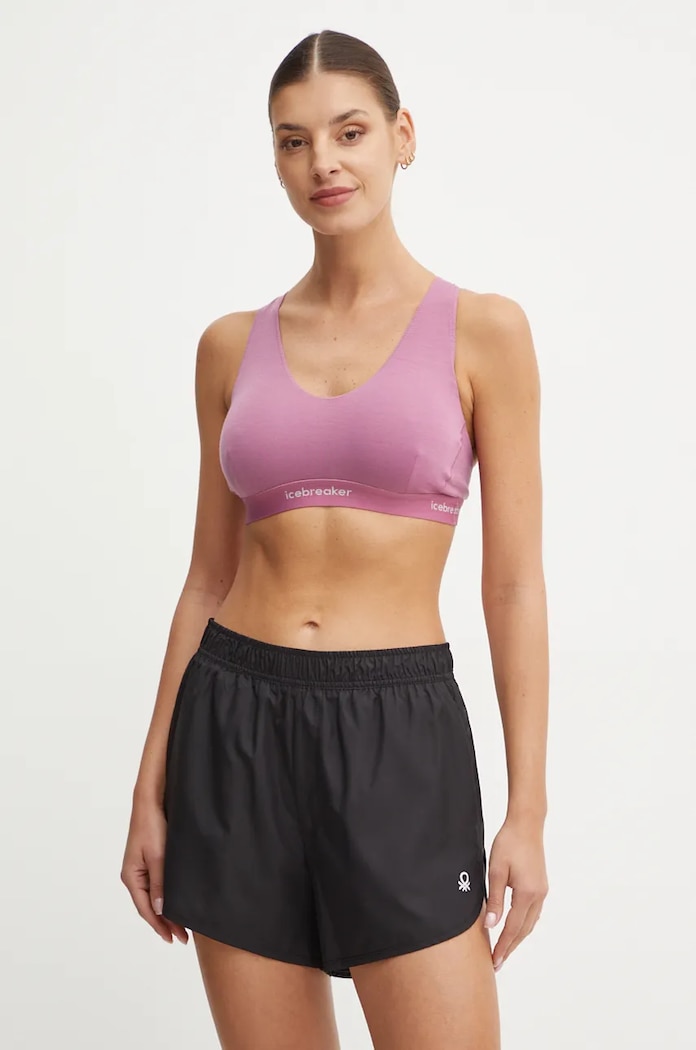 Ισοθερμικά εσώρουχα Icebreaker Merino Blend 125 Cool-Lite Sprite Racerback Bra IB0A572402V1 ροζ AW24