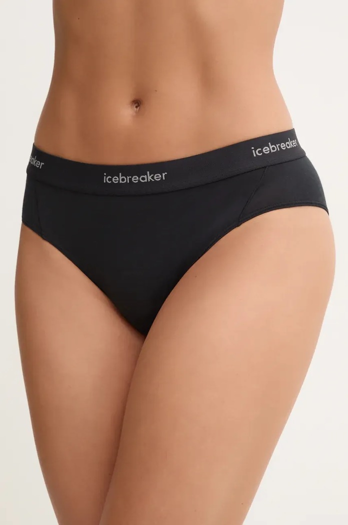 Функционално бельо Icebreaker Merino Blend 125 Cool-Lite Sprite Hipster Planet friendly черен IB0A57250011
