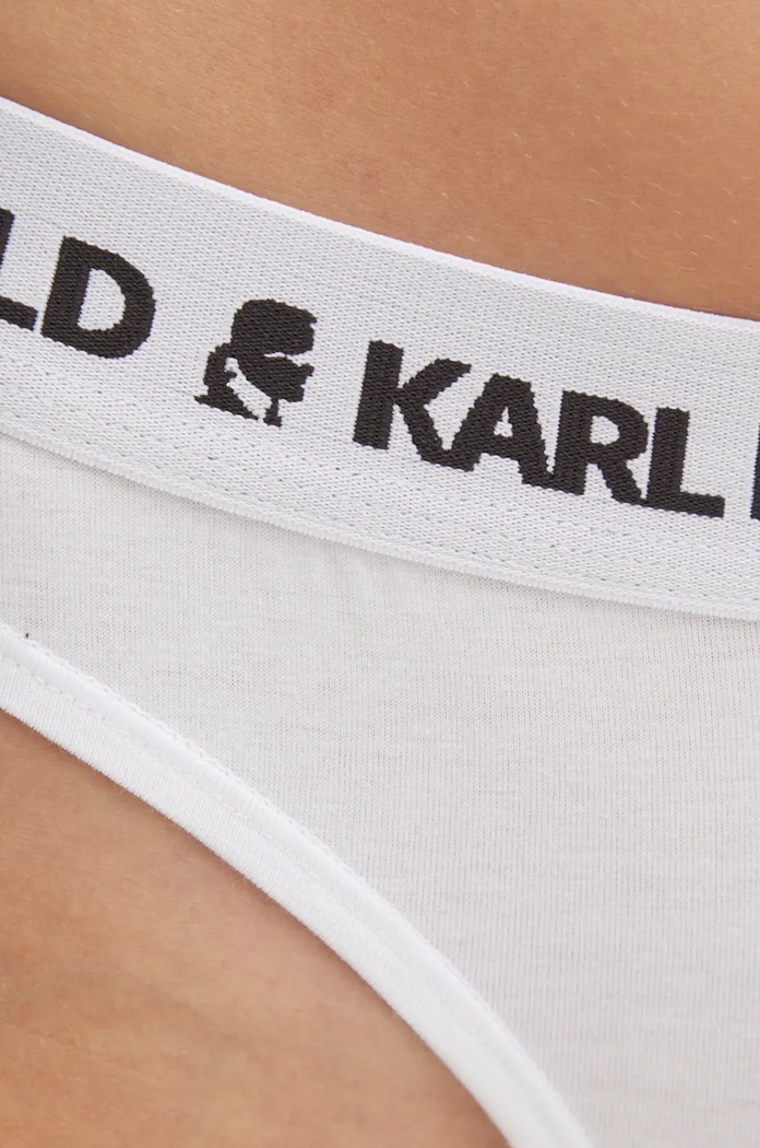 Îmbrăcăminte Karl Lagerfeld tanga 3-pack 246W2113 alb