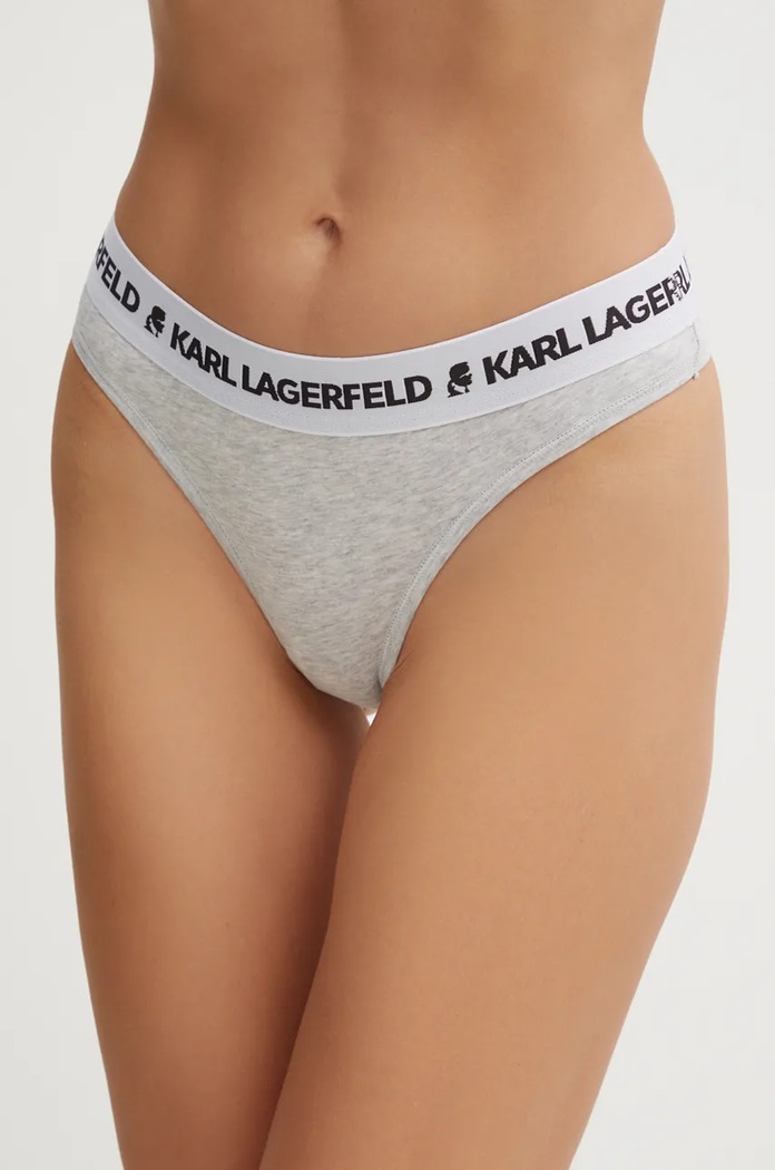 Odzież Karl Lagerfeld stringi 3-pack 246W2113 czarny