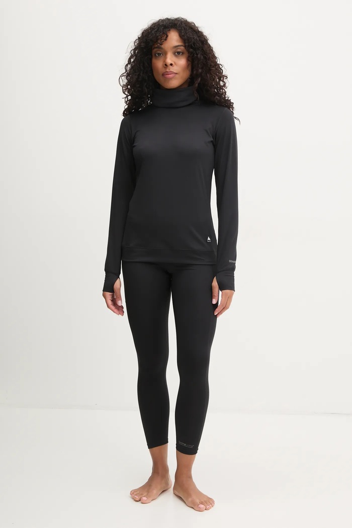 Burton Funkční triko s dlouhým rukávem Burton Midweight Base Layer 132041 černá AW24