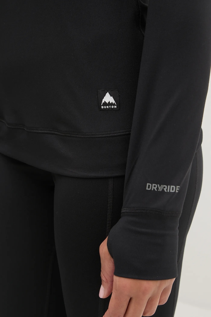 Funkční triko s dlouhým rukávem Burton Midweight Base Layer Burton černá 132041
