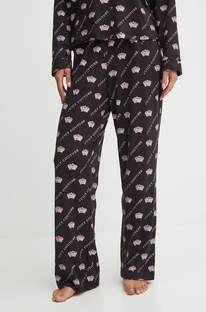 Pyžamové kalhoty Juicy Couture NOLAN PYJAMA BOTTOMS spodní černá JCLPB224502.703