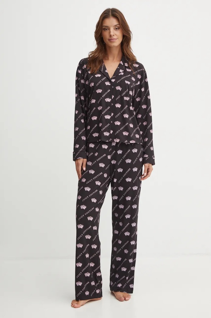 Pyžamové kalhoty Juicy Couture NOLAN PYJAMA BOTTOMS JCLPB224502.703 černá AW24