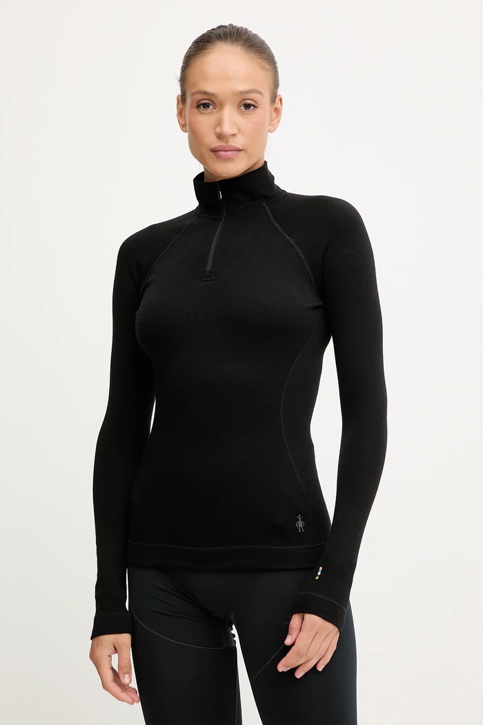Smartwool longsleeve funcțional outdoor negru SW002829