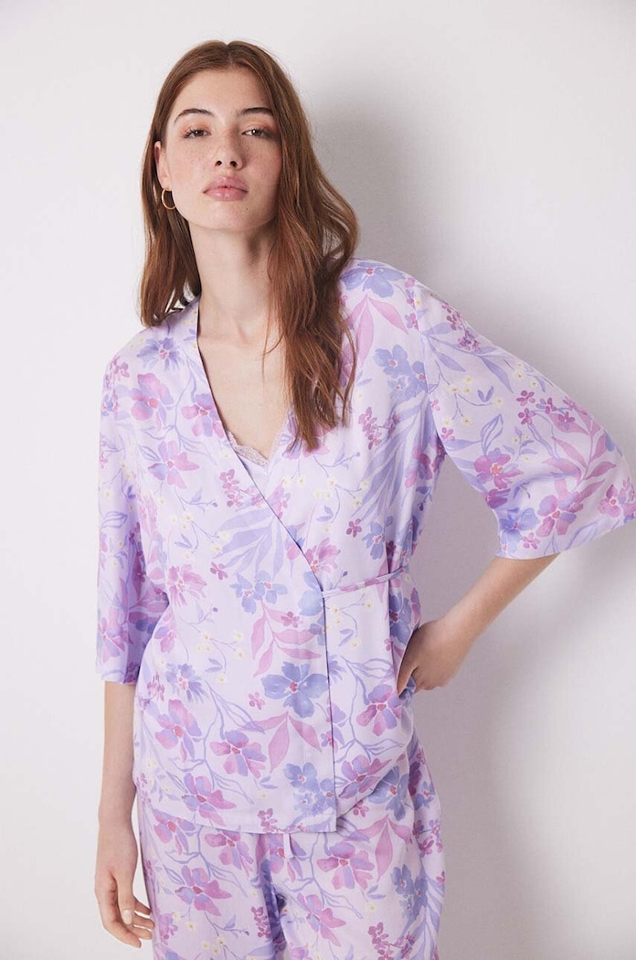 Sada 3dílného pyžama women'secret TRENDY BUTTERFLY 3598070 růžová AW24