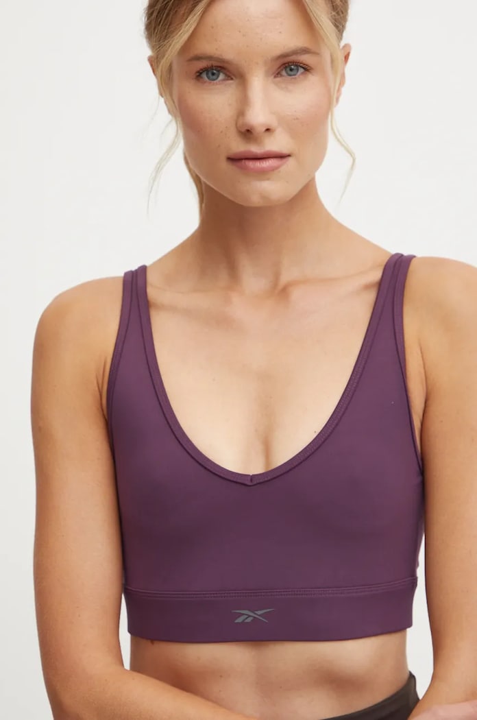 Športová podprsenka Reebok Active Collective Dreamblend fialová 100205555