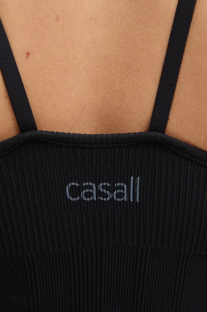 Grudnjak za jogu Casall Seamless Rib 24292 crna