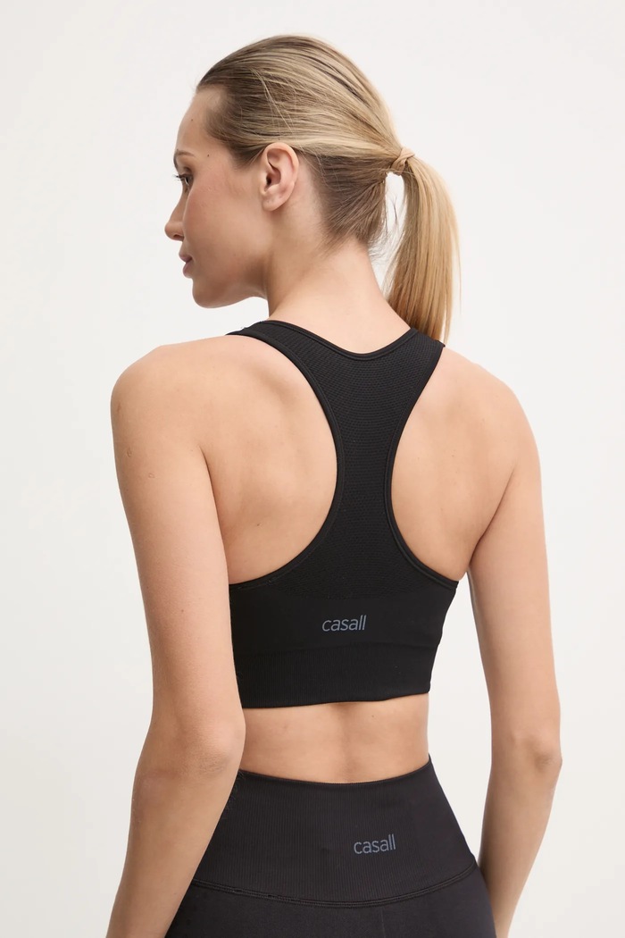 Ρούχα Σουτιέν γιόγκα Casall Seamless Soft 24191 μαύρο