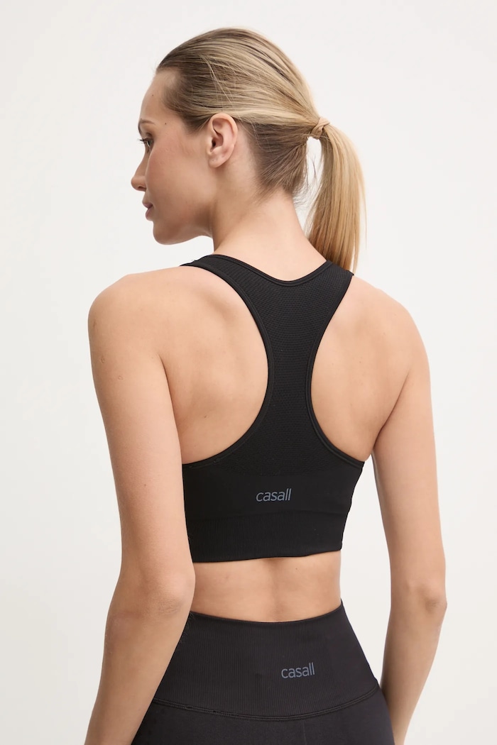 Ρούχα Σουτιέν γιόγκα Casall Seamless Soft 24191 μαύρο