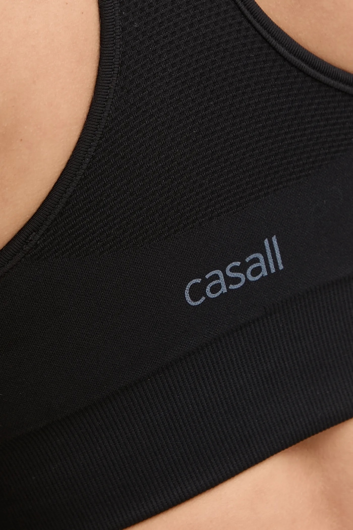 Σουτιέν γιόγκα Casall Seamless Soft 24191 μαύρο