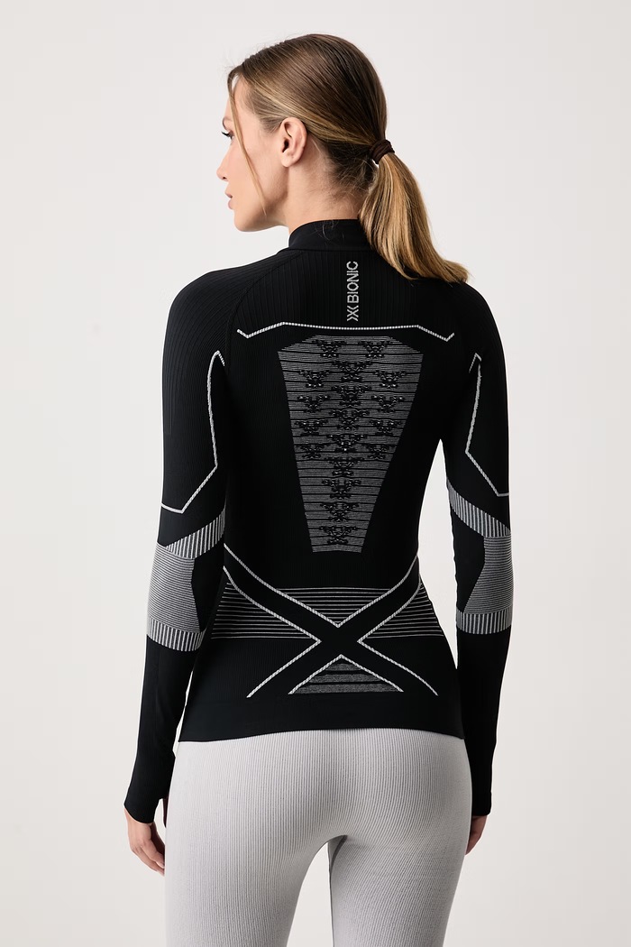 Odzież X-bionic Longsleeve funkcyjny damski ENERGY ACCUMULATOR LIGHT EA.WTA8W24W czarny