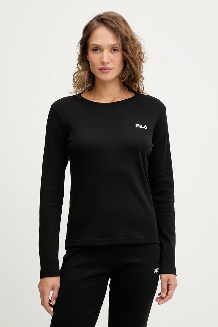 Fila Pijamale de bumbac FPW4189 negru AW25