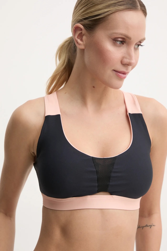 Mizuno sutien sport usor rigidizat negru J2GAB200