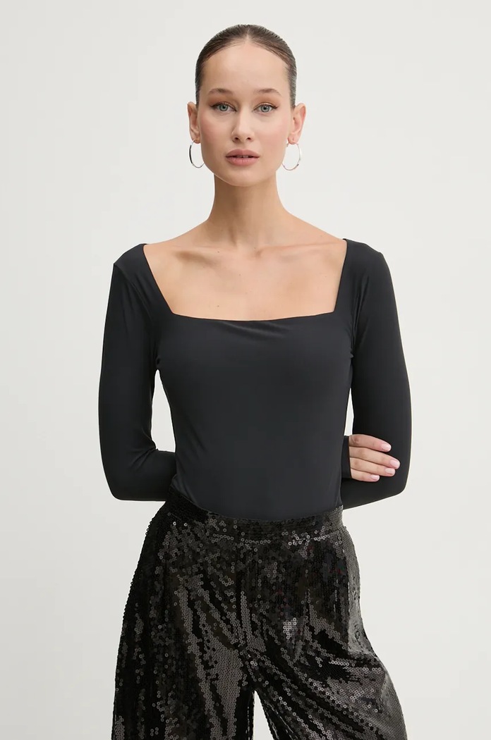 Body Abercrombie & Fitch štvorcový čierna KI139.4632.900