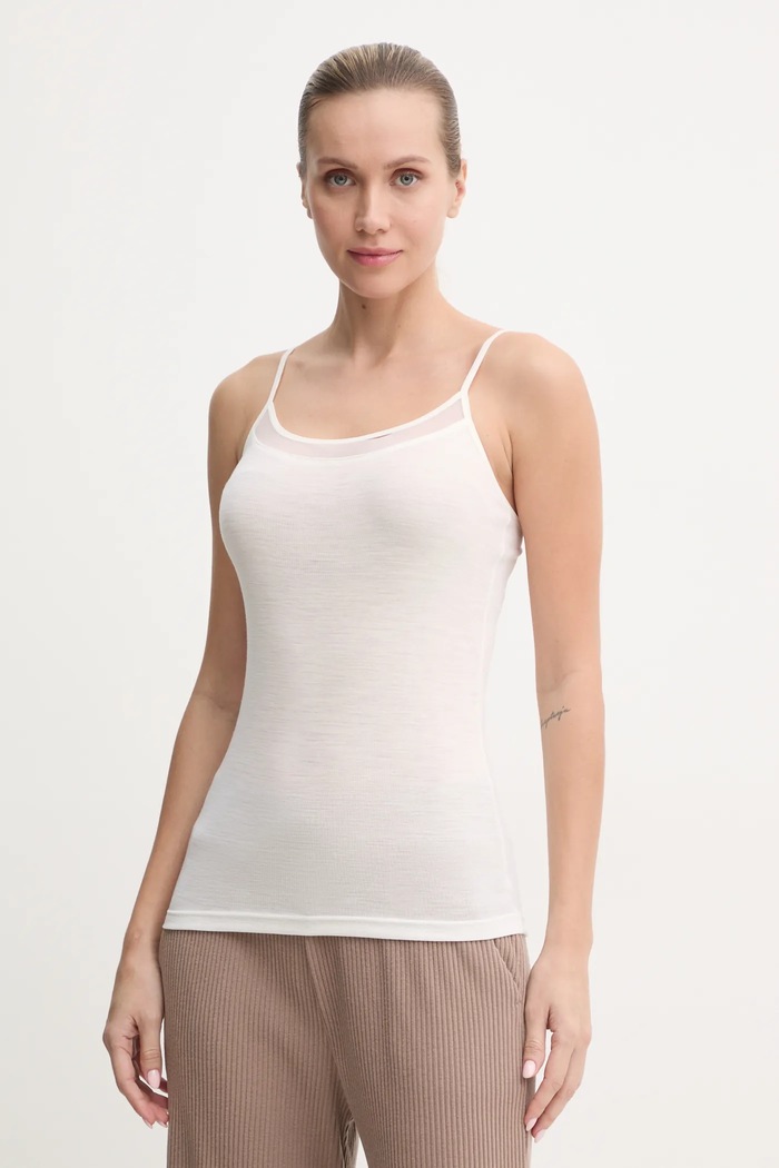Chantelle top lenjerie de lână FEMILET bej FN1581