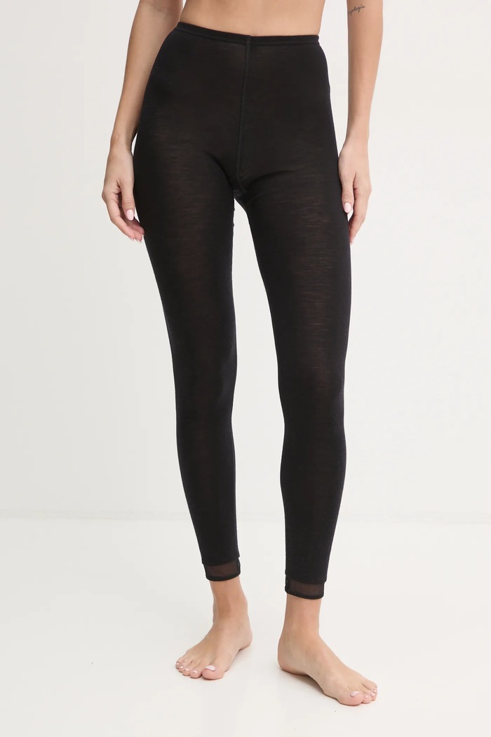 Chantelle gyapjú leggings FEMILET fekete FN1500