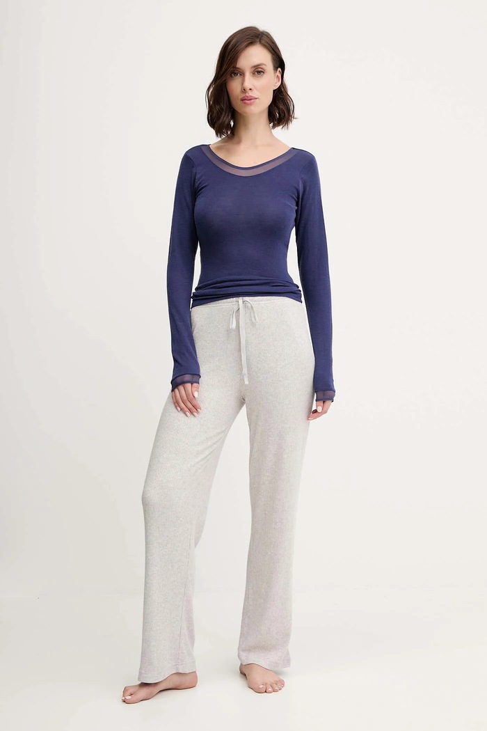Chantelle longsleeve in cotone FEMILET FN1584 blu AA00