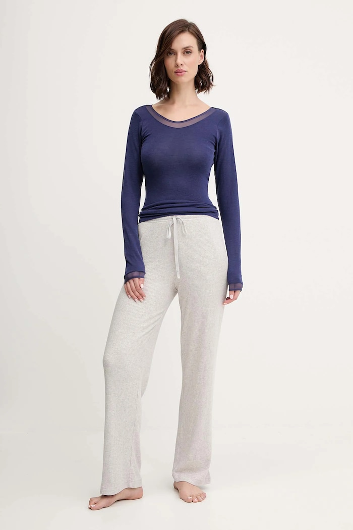 Chantelle longsleeve in cotone FEMILET FN1584 blu AA00