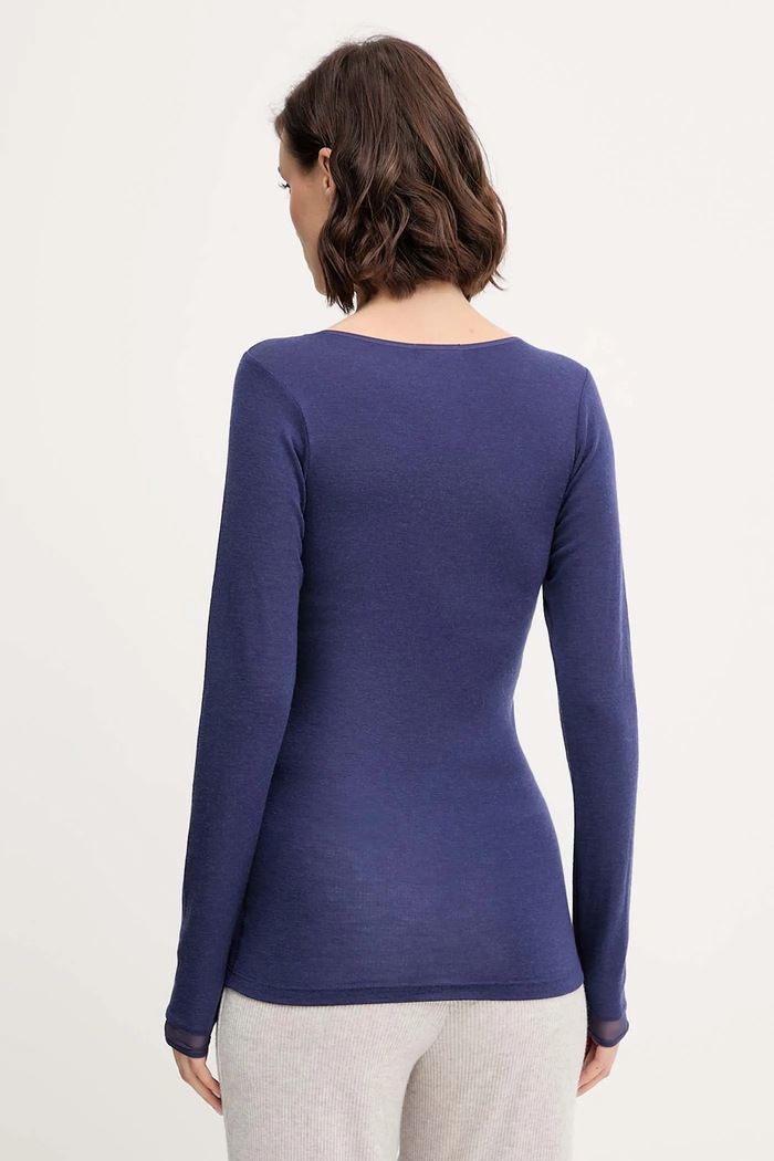 Abbigliamento Chantelle longsleeve in cotone FEMILET FN1584 blu