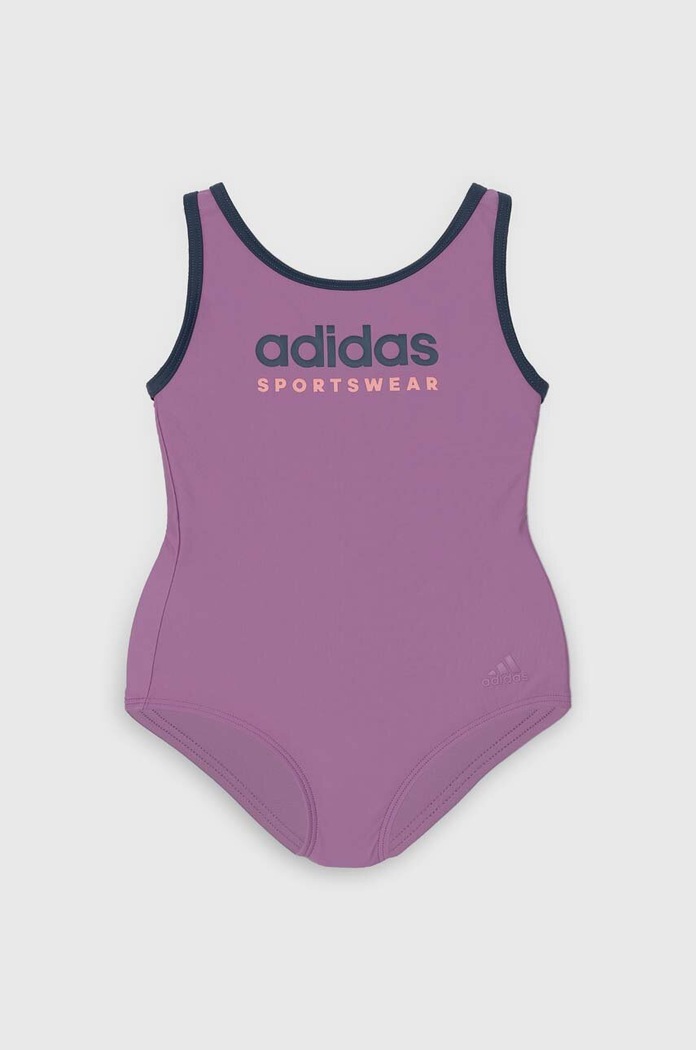 adidas Performance jednoczęściowy strój kąpielowy dziecięcy SPW UBSUITIDS miękka fioletowy IT2717