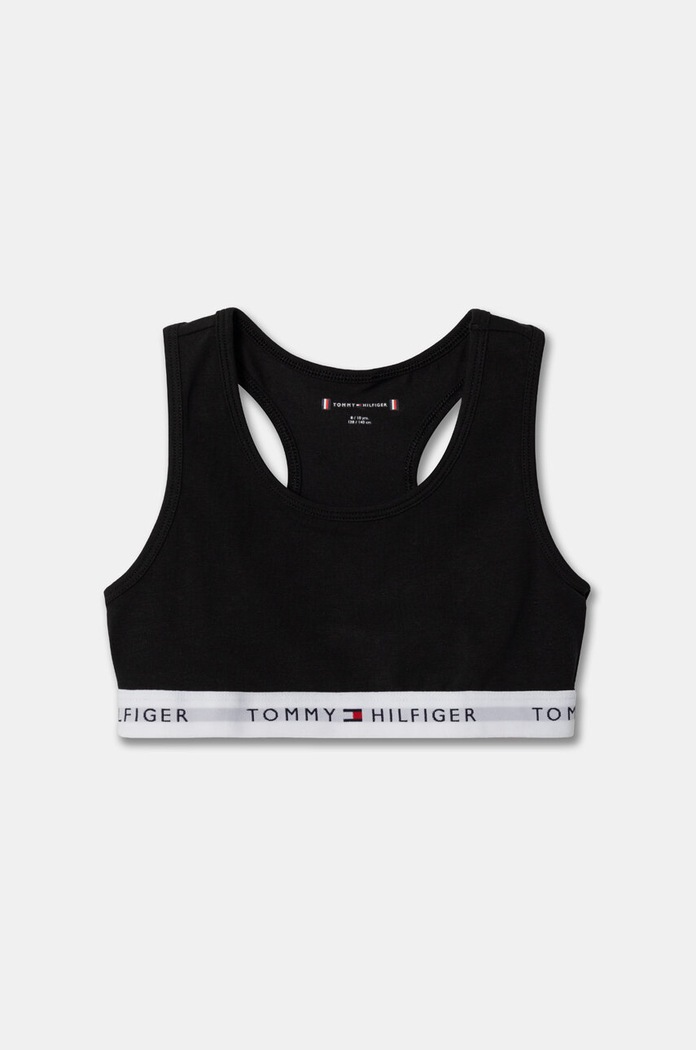 Tommy Hilfiger biustonosz dziecięcy 2-pack UG0UG00748.9BYH czarny AW24