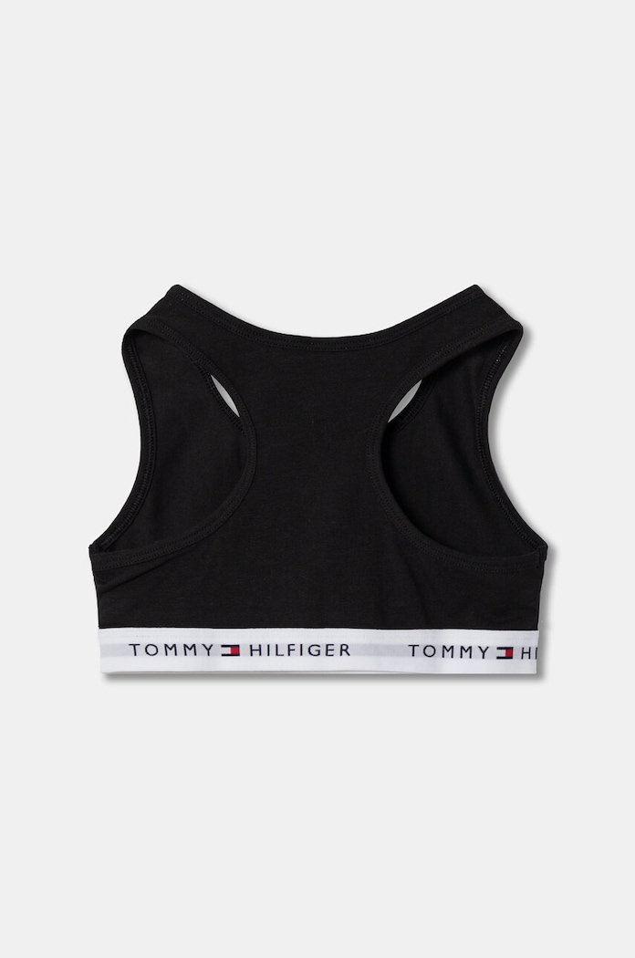 Tommy Hilfiger biustonosz dziecięcy 2-pack czarny UG0UG00748.9BYH