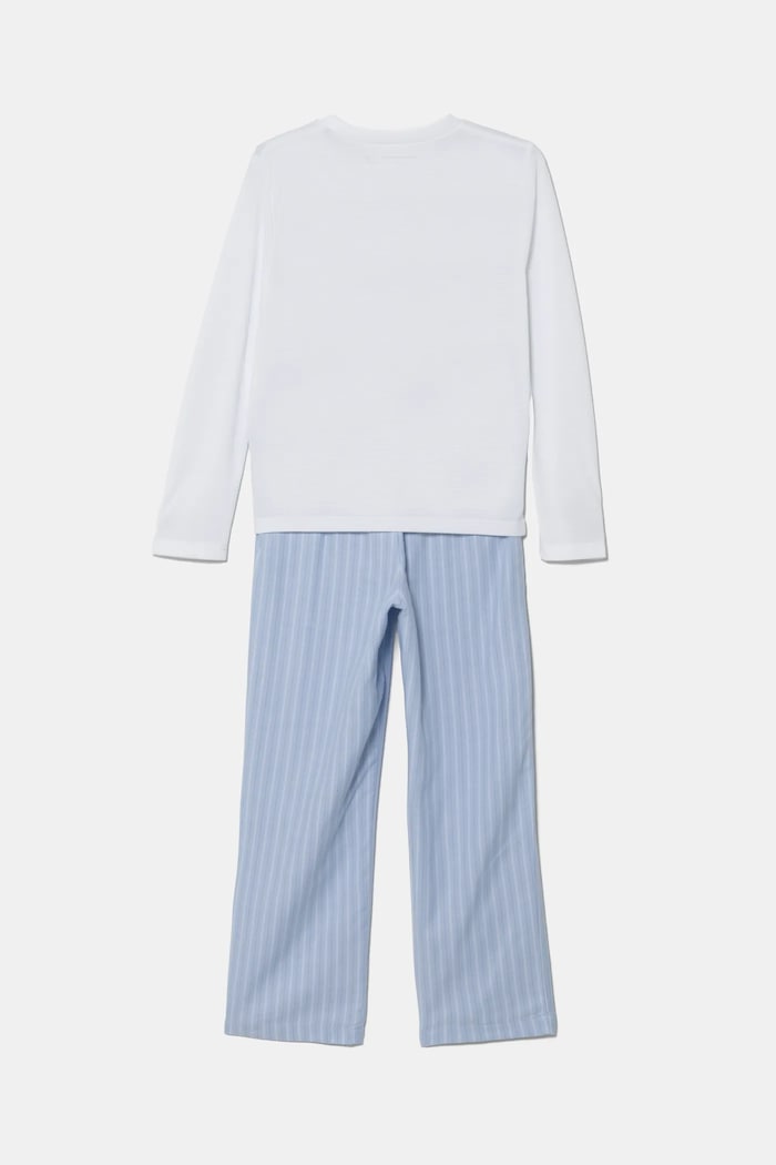 Παιδική πιτζάμα Abercrombie & Fitch KI246.4007 λευκό AW24