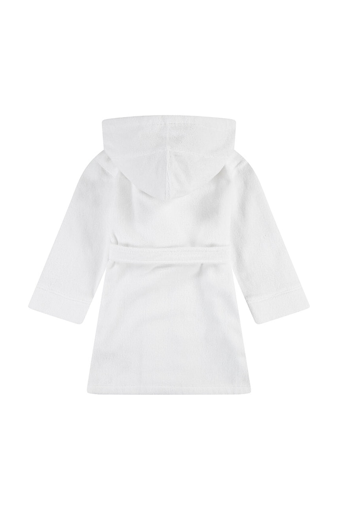Παιδική βαμβακερή ρόμπα Polo Ralph Lauren 8P0188 λευκό AA00