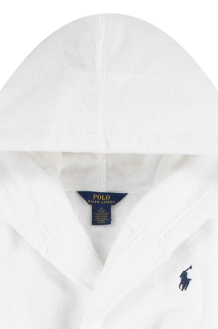 Κοριτσίστικα Παιδική βαμβακερή ρόμπα Polo Ralph Lauren 8P0188 λευκό