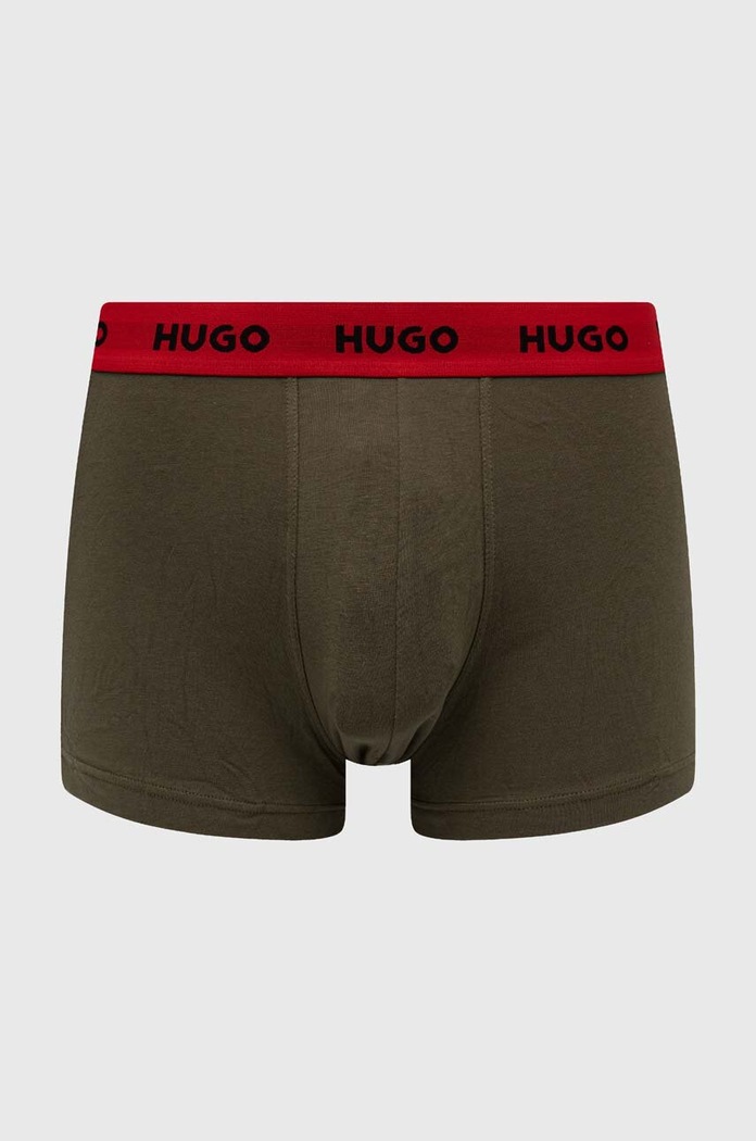 Odzież HUGO bokserki 3-pack 50517878 zielony