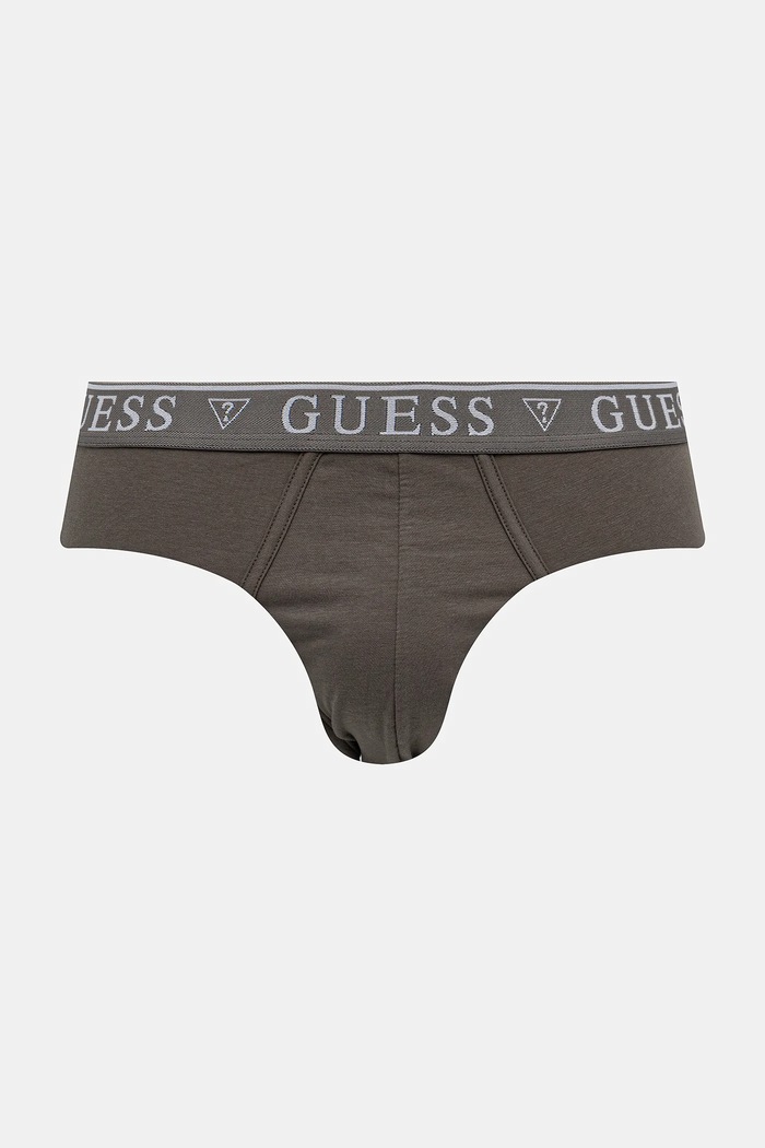 Guess slipy pánské bavlněné s elastanem 5-pack bílá U4YG20.K6YW1