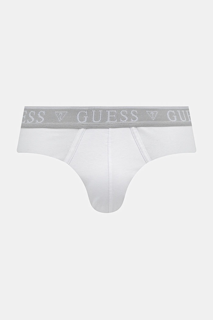 Guess slipy pánské bavlněné s elastanem 5-pack U4YG20.K6YW1 bílá