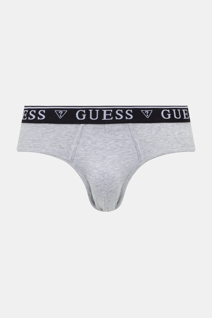 Guess slip hlačke moške bombažne z elastanom paket 5 kosov siva U4YG20.K6YW1