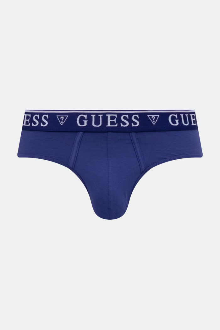 Guess slip hlačke moške bombažne z elastanom paket 5 kosov črna U4YG20.K6YW1