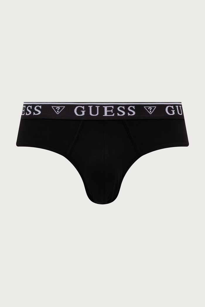 Guess Slip pentru bărbați din bumbac cu elastan pachet de 5 U4YG20.K6YW1 negru SS26