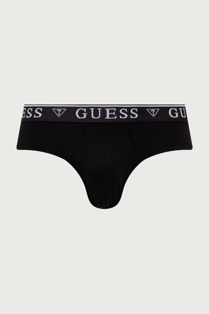 Guess Slip pentru bărbați din bumbac cu elastan pachet de 5 U4YG20.K6YW1 negru SS26