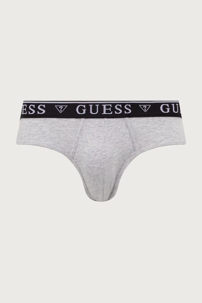 Slip pentru bărbați din bumbac cu elastan pachet de 5 Guess U4YG20.K6YW1 negru