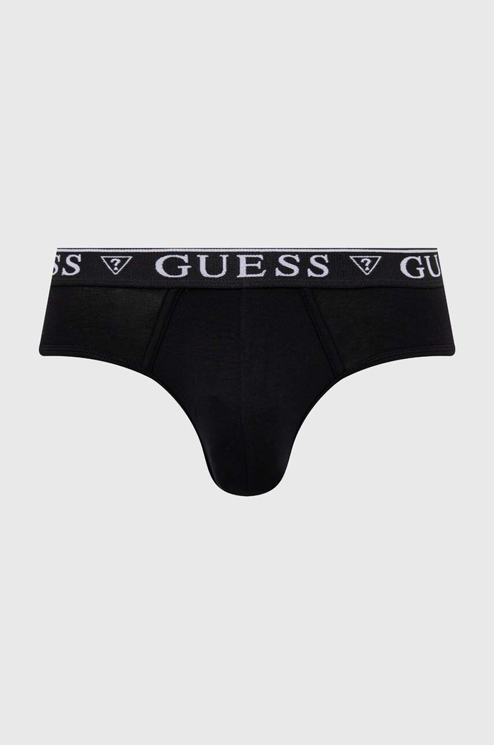 Guess slip hlačke moške bombažne z elastanom paket 5 kosov U4YG20.K6YW1 črna SS26