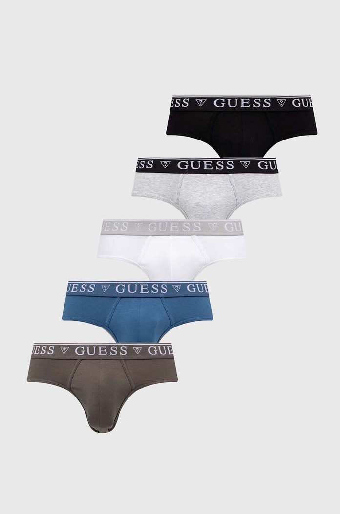 Guess Slip pentru bărbați din bumbac cu elastan pachet de 5 multicolor U4YG20.K6YW1