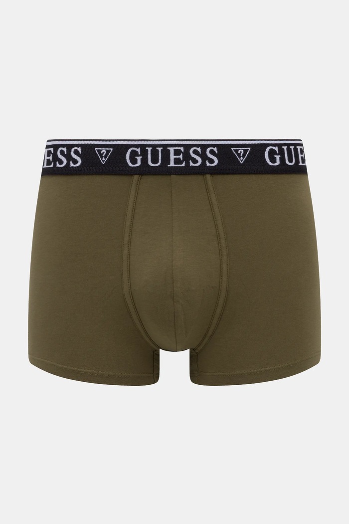 Guess boksarice moške bombažne z elastanom paket 5 kosov U4YG16.K6YW1 siva SS26
