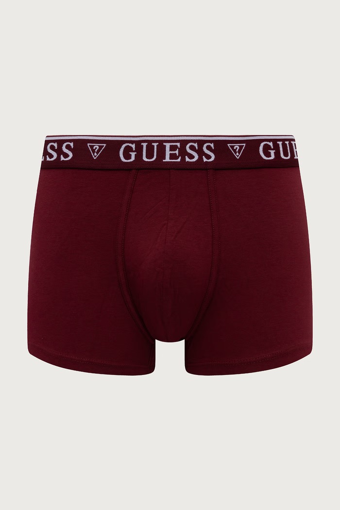 Bokserice za muškarce od pamuka s elastanom 5-pack Guess U4YG16.K6YW1 crna
