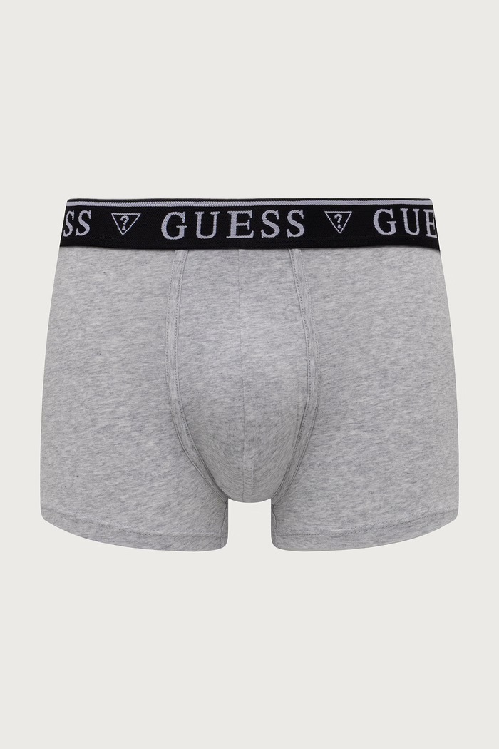 Bokserice za muškarce od pamuka s elastanom 5-pack Guess crna U4YG16.K6YW1