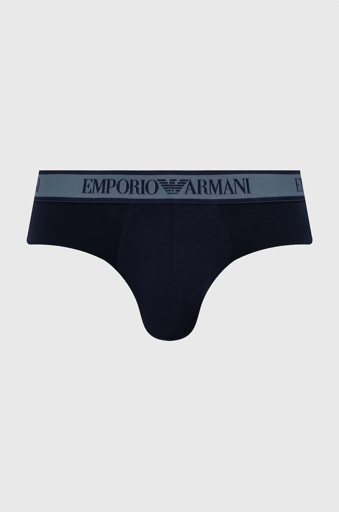 Emporio Armani Underwear slipy 3-pack granatowy 111734.4F717