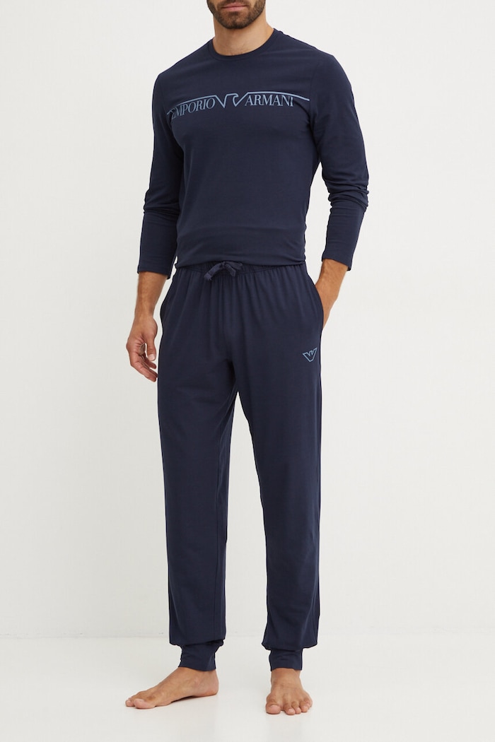 Emporio Armani Underwear pigiama blu navy 112033.4F516